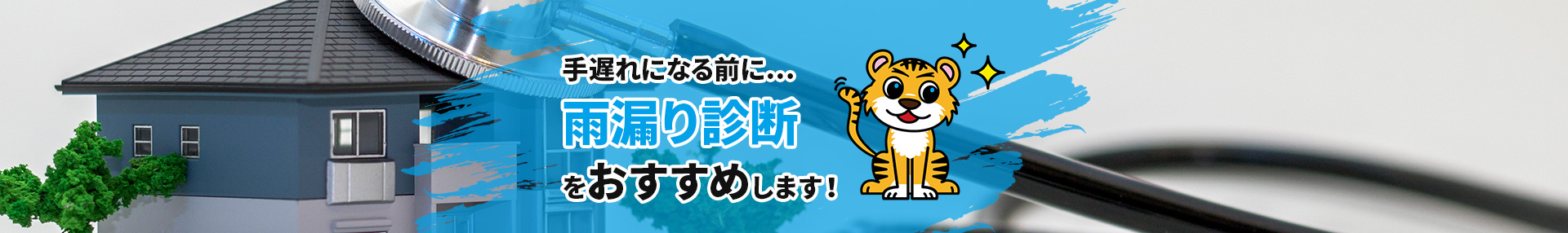 手遅れになる前に雨漏り診断をおすすめします