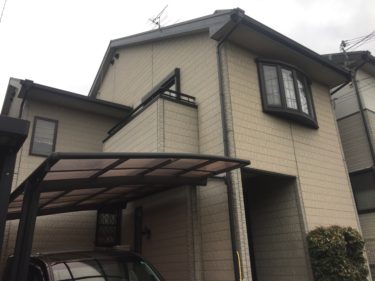 和泉市Ｍ様邸　屋根・外壁塗装工事着工しました！！