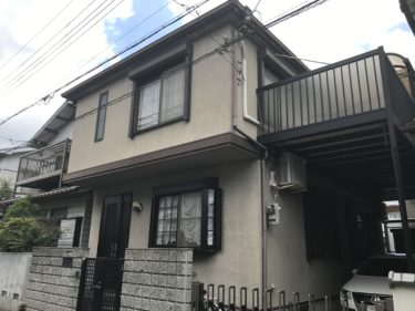 岸和田市N様邸　屋根・外壁塗装工事着工しました！！