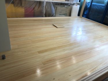 保育園　オスモ塗装