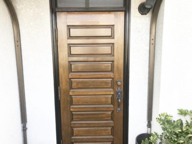 高石市K様邸　木製扉