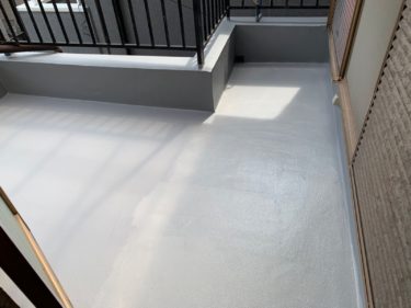 泉大津市U様邸　ベランダ防水工事