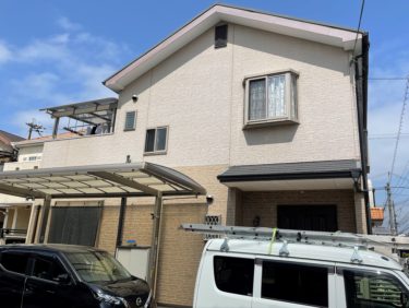 岸和田市T様邸　屋根・外壁塗装工事着工しました！！